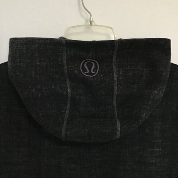 Lululemon Sequence Hoodie Scratchthattexture White Black Size S - Picture 5 of 7